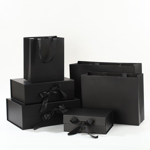 Caja de regalo plegable con lazo de mariposa personalizada, caja de regalo magnética de una pieza, caja de embalaje de regalo exquisita de alta gama para festividades. - Product Image 3