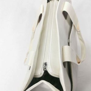 2025 Square 16oz Heavy Duty <b>Canvas</b> Two <b>Pack</b> Option Tote Sling Shoulder Tote <b>Canvas</b> Shopping Bag Women Handbags Zipper - Product Image 5