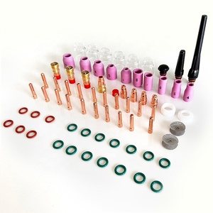 Firlend 71PCS hàn <span class=keywords><strong>Tig</strong></span> Argon hàn hồ quang phụ kiện gốm vòi phun khí ống kính Collet Hàn ngọn đuốc thiết lập wp17 <span class=keywords><strong>Wp18</strong></span> WP26 - Product Image 1