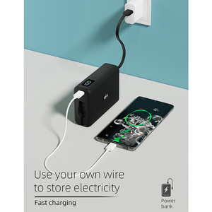 <span class=keywords><strong>Batterie</strong></span> <span class=keywords><strong>externe</strong></span> magnétique étanche <span class=keywords><strong>10000mAh</strong></span> avec LED, charge rapide 45W, charge sans fil 15W, câble intégré, logo <span class=keywords><strong>personnalisable</strong></span> pour cadeau - Product Image 5