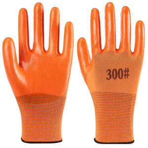 Guantes <span class=keywords><strong>de</strong></span> Trabajo <span class=keywords><strong>de</strong></span> PVC Reforzados con Goma, Guantes <span class=keywords><strong>de</strong></span> Nailon con Forro Polar Cálidos y Resistentes al Desgaste - Product Image 1
