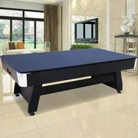 Table de billard moderne pour bureau familial et intérieur, vente chaude, personnalisable, vente en gros d'usine, table de snooker et de billard 9 boules, ardoise, MDF, coussins, queue de billard