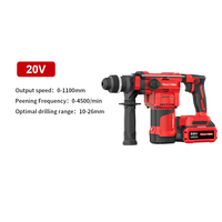 Moteur sans balais industriel Perceuse à percussion portable robuste à vitesse variable 21V Lithium Perceuse rotative électrique à percussion