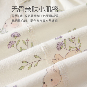 Mono de Manga Larga para Bebé Niña, Algodón Puro, Cuello de Encaje, Ropa de Otoño - Product Image 3