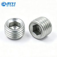 Vis de blocage à six pans creux en acier au carbone zingué M16x10mm, vis de fixation pour l'assemblage d'équipements et de machines