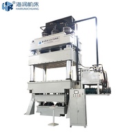 Presse hydraulique à quatre colonnes et trois poutres Hairun Y32-1000T avec système servo, haute sécurité, fonction de chauffage intégrée pour évier de blanchisserie