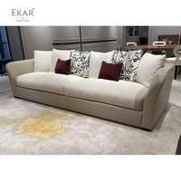 EKAR FURNITURE Modernes Sofa garnitur aus Leder mischung Modulares Design für Villa & School-Anwendungen