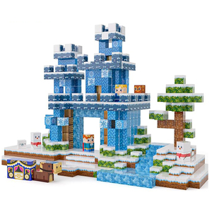 Bloques de Construcción Magnéticos de Plástico Multicolores de 2 cm, AMC My World, Juego de Rompecabezas Educativo, en Oferta - Product Image 1