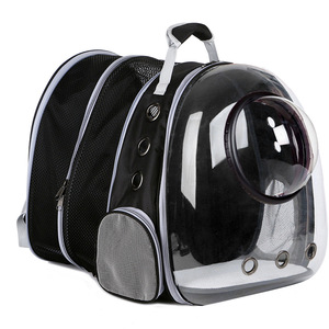 Baolujie Transparent Expandable Pet <b>Backpack</b> For <b>Cats</b> With Mesh Ventilation And Large Capacity Design - Product Image 5