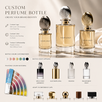 Flacon de parfum en verre de luxe personnalisé 30ml 50ml 100ml pour marque privée avec atomiseur et boîte cadeau