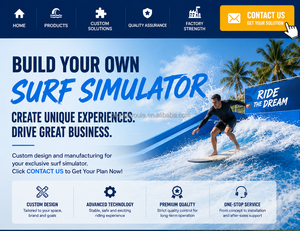 Machine de surf d'intérieur, <span class=keywords><strong>simulateur</strong></span> de vagues réglable pour parcs aquatiques et écoles de surf |   <span class=keywords><strong>Simulateur</strong></span> de surf commercial certifié CE - Product Image 6