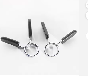 2 Piezas de Abrazaderas de Resorte para <span class=keywords><strong>Barra</strong></span> de Pesas de 24/25/28/30/50 mm, Clips de Bloqueo para Mancuernas de Gimnasio, <span class=keywords><strong>Kit</strong></span> de Bloqueo Estándar para Levantamiento de Pesas - Product Image 3