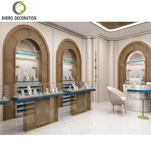 Présentoir à bijoux en verre trempé Vitrine Bijouterie Mobilier de luxe Présentoir à bijoux pour boutique de détail - Product Image 1