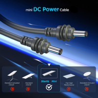 Cable de Alimentación de 20M para Starlink Mini, Cable DC a DC Impermeable, Cable de Extensión Macho a Macho, Accesorios