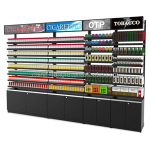 Một mặt kim loại hiển thị đứng nhiệm vụ ánh sáng khói cửa hàng Kệ đẩy kéo thuốc lá Rack hiển thị - Product Image 1