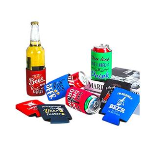 Refroidisseur de canettes portable personnalisé en néoprène, porte-bouteille de bière, refroidisseur de canettes personnalisé par sublimation avec logo - Product Image 2