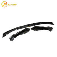 Kit carrosserie en fibre de carbone sèche style MP G80 G82, lèvre de pare-chocs avant et séparateurs latéraux, compatible avec BMW M3 G80 G82 G83 M4, accessoires extérieurs