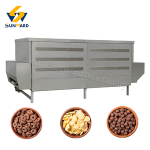 Équipement industriel multifonctionnel pour flocons de maïs pour le petit-déjeuner, en acier inoxydable 304, extrudeuse à double vis, moteur, boîte de vitesses, haute performance - Product Image 3