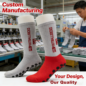 Custom Breathable Sweat-Absorbent Football Grip <strong>Socks</strong> Anti-Slip Soccer Sports <strong>Socks</strong> Athletic Crew <strong>Socks</strong> for <strong>Men</strong> - Product Image 2