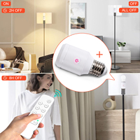 Douille de lampe à télécommande, kit de commutateur de douille de lampe sans fil, douille de lampe à télécommande, base E26/E27, sans câblage, charge LED 5000W
