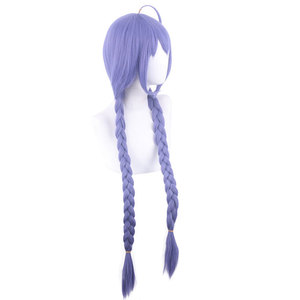 Ainizi - Pelucas sintéticas de cosplay de 100 cm, trenzas largas azules, rol de Roxy Migurdia de Mushoku Tensei: Reencarnación sin empleo - Product Image 4