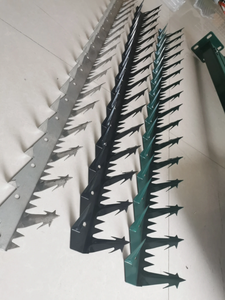 Di alta qualità <span class=keywords><strong>2</strong></span> millimetri di spessore a denti affilati recinzione zincati chiodi 1.25 metri Anti-arrampicata parete chiodi per la costruzione di filo spinato - Product Image 4