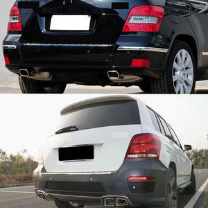 Kit carrosserie style <span class=keywords><strong>AMG</strong></span> 63 pour <span class=keywords><strong>Mercedes</strong></span> Benz <span class=keywords><strong>GLK</strong></span> X204 08-15, pare-chocs avant et arrière AMG63, lèvre arrière, embout d'échappement, modification extérieure de la voiture - Product Image 2