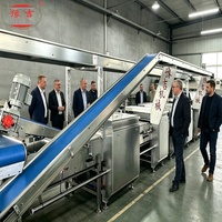 Ligne de production de biscuits entièrement automatique, usine de fabrication de biscuits durs et mous avec four tunnel pour boulangerie commerciale