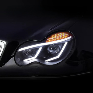 Faros Delanteros para <span class=keywords><strong>Mercedes</strong></span> <span class=keywords><strong>Benz</strong></span> Clase C W203 2000 <span class=keywords><strong>2007</strong></span>, Actualización de Halógeno a LED, Faros Delanteros <span class=keywords><strong>C200</strong></span>, Accesorios para Automóviles - Product Image 6