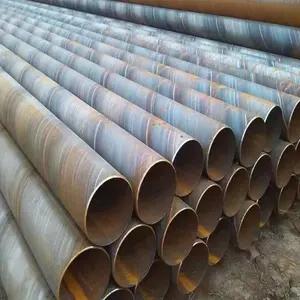 Agricultural Irrigation Hot Rolled Spiral Welded Carbon Steel Round Section Pipe API X52 X56 X60 Mild SAW CS Pipeline