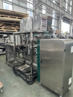 Ligne de production automatique de barres granola, extrudeuse de barres protéinées aux céréales et au chocolat, machine à fabriquer des barres énergétiques aux dattes et au sésame