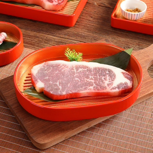 จานบาร์บีคิวสไตล์เ<span class=keywords><strong>ก</strong></span>าหลีแบบย้อนยุค จานสี่เหลี่ยมอเน<span class=keywords><strong>ก</strong></span>ประสงค์ เหมาะสำหรับของว่าง ซูชิ ของหวาน ร้านอาหาร หม้อไฟ - Product Image 5