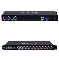 Amplificateur de signal DMX512 intelligent professionnel 4 entrées 10 sorties, amplificateur DMX RDM, répartiteur DMX 8 voies pour éclairage de scène