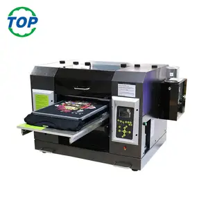 A3 DTG Flatbed Printer A3 Size 8 Kleur T-shirt Desktop Automatische DTG Printer Voor T-Shirt