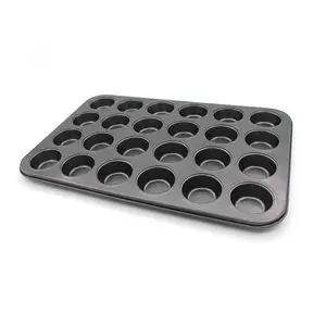 24 Cups Baking Trays Non Stick Muffin Tray Muffin Pan Cupcake Pans