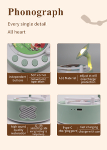 Jouet d'histoires sans écran, lecteur audio Montessori pour l'heure du coucher avec apprentissage des langues et bruit blanc, en plastique, pour les enfants de 2 à 4 ans - Product Image 2