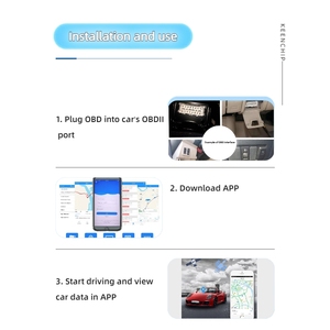 Keenchip nhà máy bán hàng trực tiếp 4G plug and play hỗ trợ trên Tốc độ báo động OBD <span class=keywords><strong>GPS</strong></span> Tracker 4G - Product Image 6