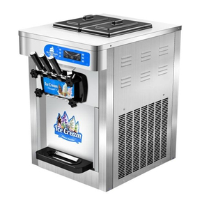 Máquina de helado suave de sobremesa de venta directa de fábrica, 2+1 sabores, 25L/h, precio mayorista bajo, acero inoxidable - Product Image 4