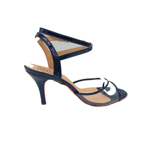 Nuovo Arrivo Scarpe da Ballo Professionali da Donna per Salsa e Tango Evk250306 con Tacco Sottile Amore Colore Nero Trasparente - Product Image 2