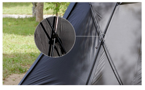 Tente extérieure en forme de <span class=keywords><strong>tunnel</strong></span> <span class=keywords><strong>pour</strong></span> grande famille camping <span class=keywords><strong>abri</strong></span> tente bâche extérieure tente en tissu imperméable personnalisée - Product Image 2