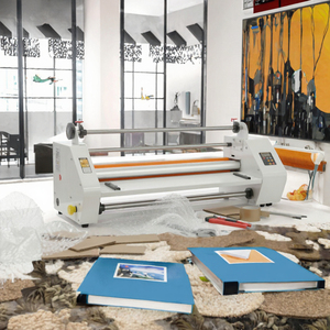 Cold and Hot Laminator Roll Laminating Machine 65cm Wide Format for Printing Label Film A5 A6 <b>A3</b> A 4 <b>Papers</b> - Product Image 2
