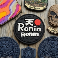 Parches de PVC Personalizados de Alta Calidad con Logotipo, Parches de Silicona con Gancho y Bucle, Parches de Goma de PVC 3D Suaves para Ropa y Gorras