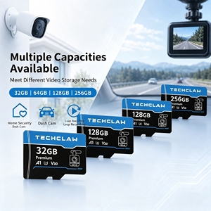 Carte mémoire U3 V30 A1 8 Go-512 Go pour appareil photo, logo personnalisé, vente en gros, qualité industrielle - Product Image 4