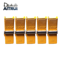 Dents de godet forgées pour mini-pelles 230SP, 230HX, 230ST, pour pelles et chargeuses, dents de godet pour chargeuses-pelleteuses