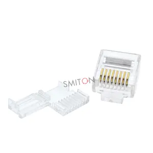 短体RJ45 Cat5e Cat6 8P8C带插入件的网络电缆连接器