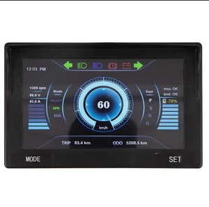 AHLT 24V/36V/48V 10 "<span class=keywords><strong>7</strong></span>" Led LCD Pantalla colorida Medidor de velocidad para carrito de <span class=keywords><strong>golf</strong></span> eléctrico - Product Image 1