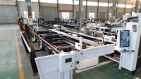Mesin Pemotong Pipa Laser Fiber CNC 6KW 3D Bevel Chuck 240mm Pengisian Otomatis Pipa Bulat dan Persegi 6m Logam Laser Max AI/BMP
