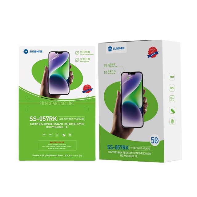 SS-057RK Anti-Stress Instant Repair Phone Film Phone Screens Protector Hydrogel Film Sheets