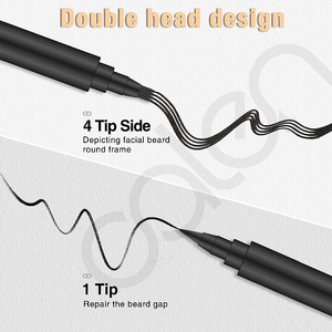 Nuovissimo Kit per <span class=keywords><strong>la</strong></span> matita per <span class=keywords><strong>la</strong></span> <span class=keywords><strong>barba</strong></span> marrone scuro e nero a <span class=keywords><strong>lunga</strong></span> durata impermeabile per gli uomini set di penna per il riempimento della <span class=keywords><strong>barba</strong></span> con pennello per <span class=keywords><strong>la</strong></span> <span class=keywords><strong>barba</strong></span> - Product Image 3
