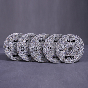 Nhà Máy Bán buôn cao su hạt <span class=keywords><strong>Barbell</strong></span> tấm; chất lượng cao miễn phí trọng lượng, thích hợp cho nhà phòng tập thể dục sử dụng tạ; biểu tượng tùy chỉnh - Product Image 4